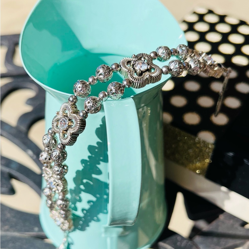 Silver filigree bracelet